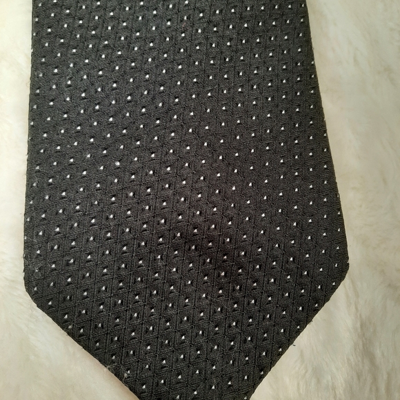 Dolce Gabana Tie dark gray and wite dots - Picture 1 of 2